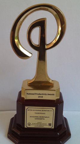 National  Productivity  AWARDS -2018
