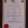 National  Productivity  AWARDS -2018